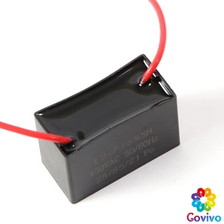 Covivo คาปาซิเตอร์พัดลม CBB61 1.5uF/1.8uF ชิ้นส่วนพัดลม 450V Capacitor