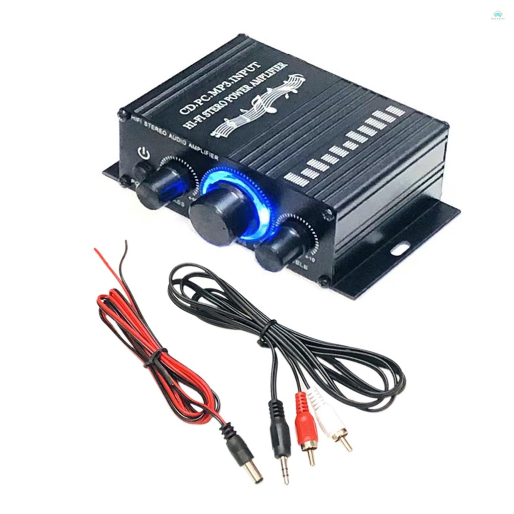 Yb Music ReceiverMini Amplifier HiFi Car Stereo Music Receiver FM MP3 Power Amplifier