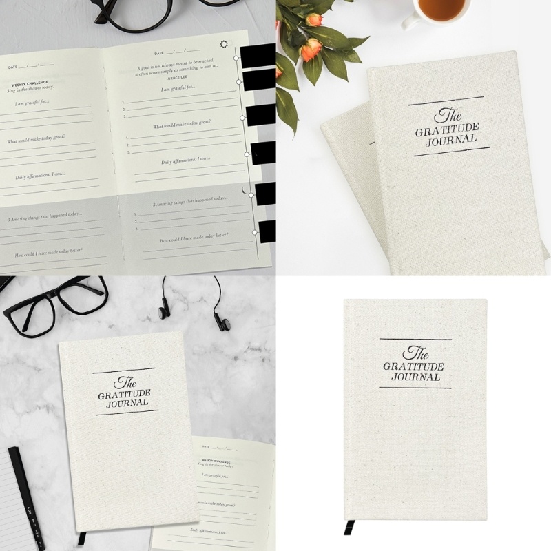 Stat Mental Health Journal พร้อมพร้อมท์สําหรับผู้ชายผู้หญิงทุกวัน Wellness Journal