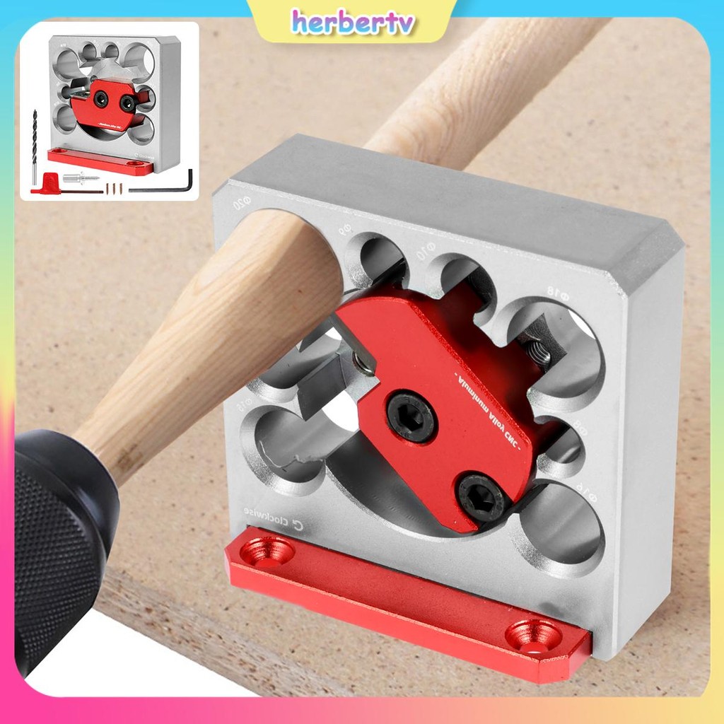 Dowel Maker Jig Kit 8-20 มม.Dowel Maker เครื่องตัด 8 หลุม Dowel รอบ Rod Sticks Maker Jig SHOPSBC2932