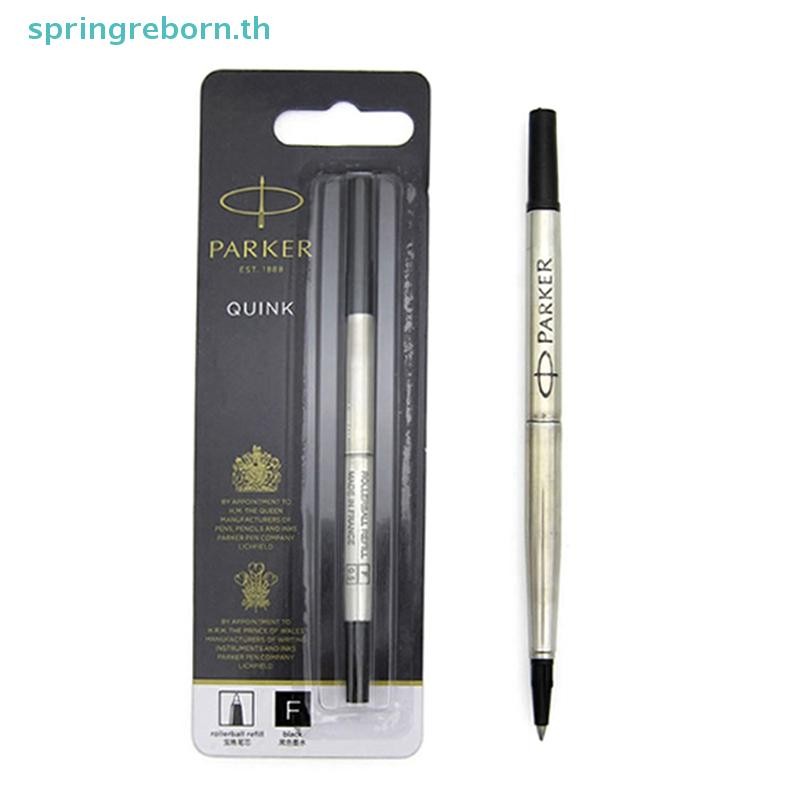 # เครื่องมือแฟชั่น # Parker quink roller ball rollerball pen เติมหมึกสีดํา ปลายปากกาขนาดกลาง .