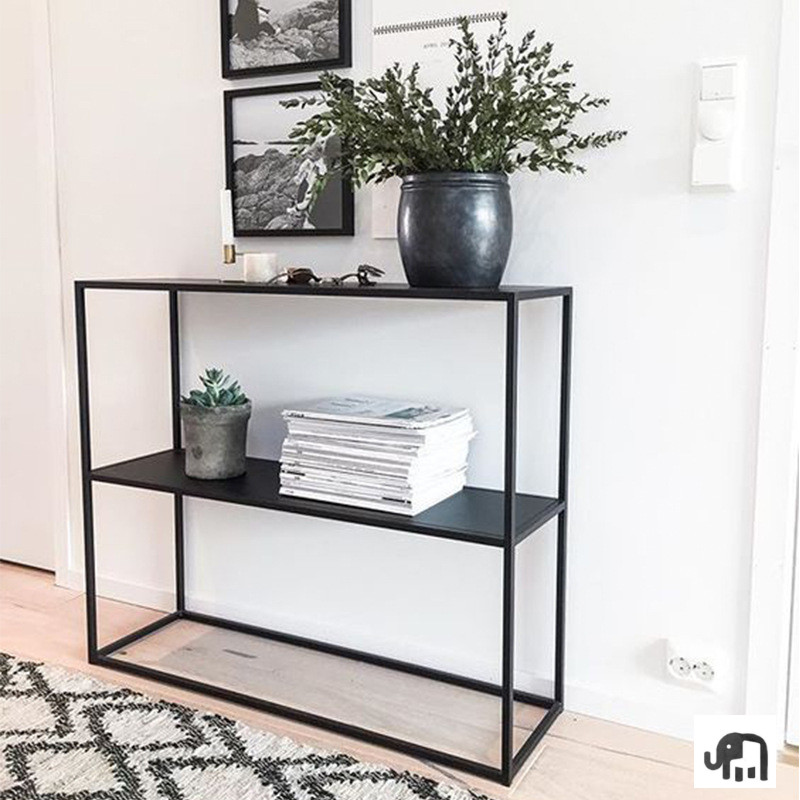 Modern Minimalist Foyer ตกแต่งผนังด้านข้างตาราง Foyer ตู้ Nordic Wall ชั้นวาง Foyer Table