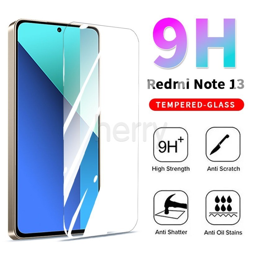 9H HD Clearกระจกนิรภัยป้องกันหน้าจอสําหรับ Xiaomi Redmi Note 14 12 13 11 10 9 8 Pro 15T 14T 13T 12T 