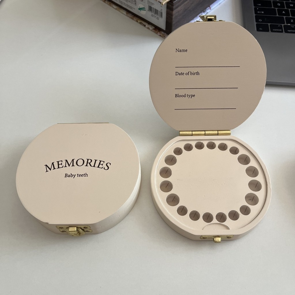 กล่องฟันน้ำนมสำหรับเด็กกล่องเก็บฟันสำหรับเด็ก, ฟันน้ำนมสำหรับเด็กชายและเด็กหญิงที่ระลึกถึง p1ih เฉพาะกลุ่มที่สวยงามระดับไฮเอนด์