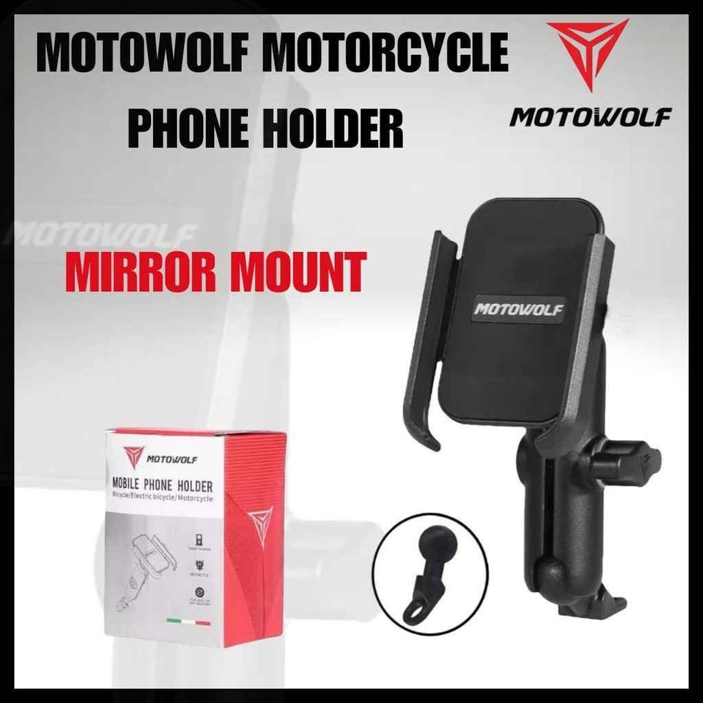 MOTOWOLF ที่วางโทรศัพท์มือถือ V3 MDL2821 ขายึดกระจก
