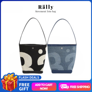 【สินค้าพร้อมส่ง】ของแท้100% Rally the bag Black/Denim Bucket …