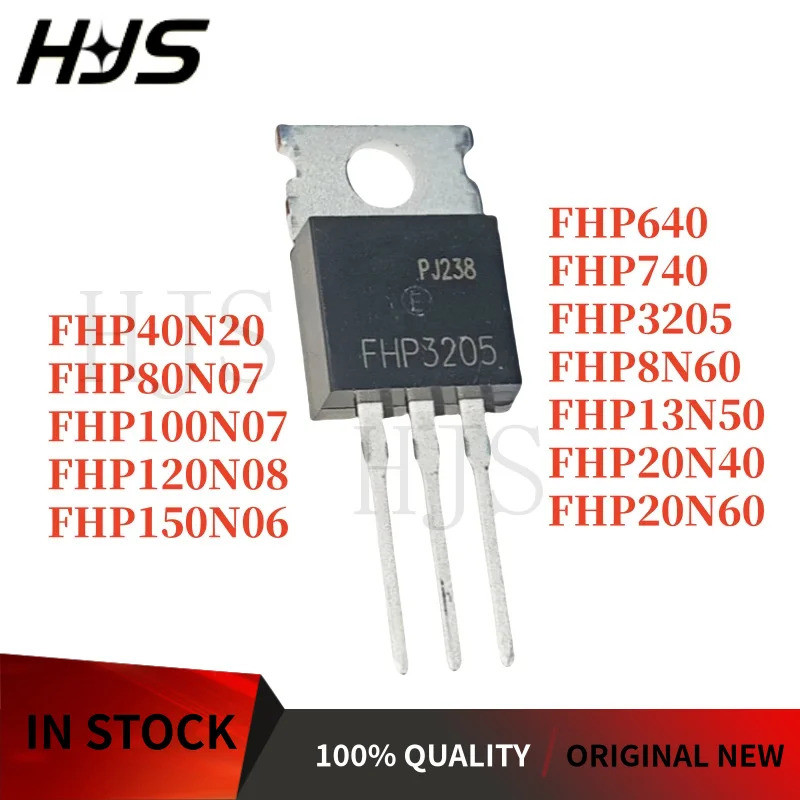 1-5PCS FHP20N60 FHP3205 FHP40N20 FHP80N07 FHP100N07 FHP120N08 FHP640 FHP20N40 FHP13N50 FHP740 FHP20N