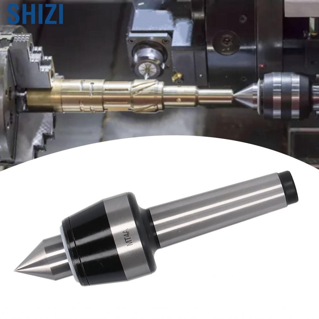 ShiZi Shizi-th Live Lathe Center กันน้ำหมุนได้ 0.005 ความแม่นยำ MT4A 60 ° Taper สำหรับการทำงาน