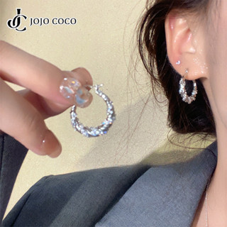 ต่างหู JOJO COCO สไตล์ไฮเอนด์ พร้อมปุ่มหูสำหรับผู้หญิง อเนกป…