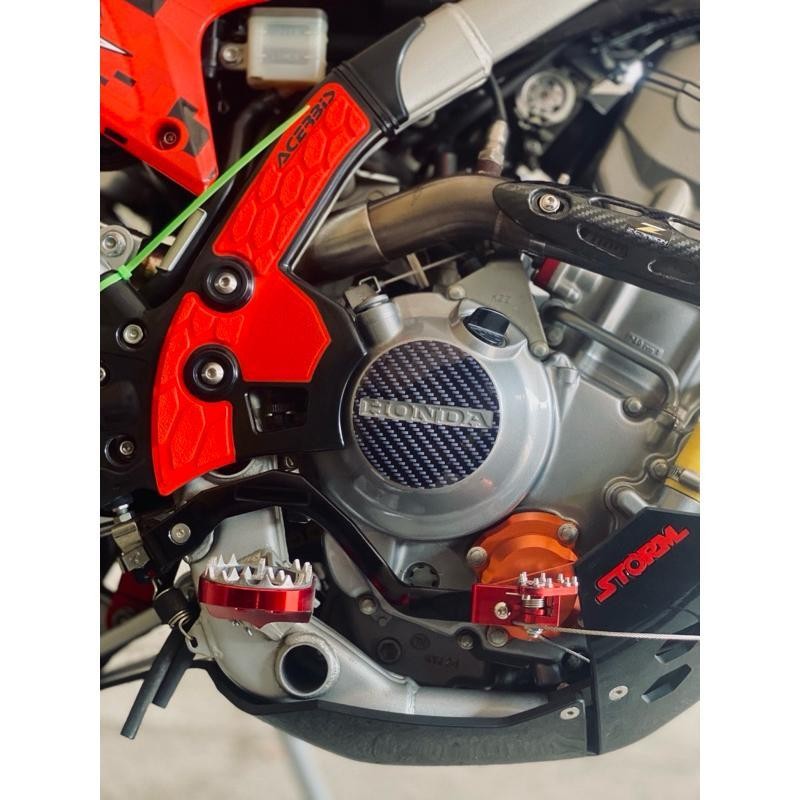 สติกเกอร์กันรอยฝาเครื่อง CRF250-300 L Rally (พร้อมส่งในไทย)