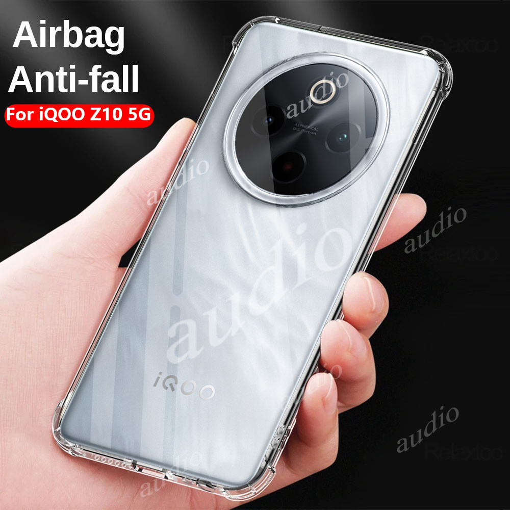 สําหรับ Vivo IQOO 15 2026 สี่มุม Anti Drop เคสโทรศัพท์ TPU ปลอกใส IQOO15 VivoIQOO15 Electroplated ถุงลมนิรภัยโปร่งใสกันกระแทกป้องกันนุ่มปกหลัง
