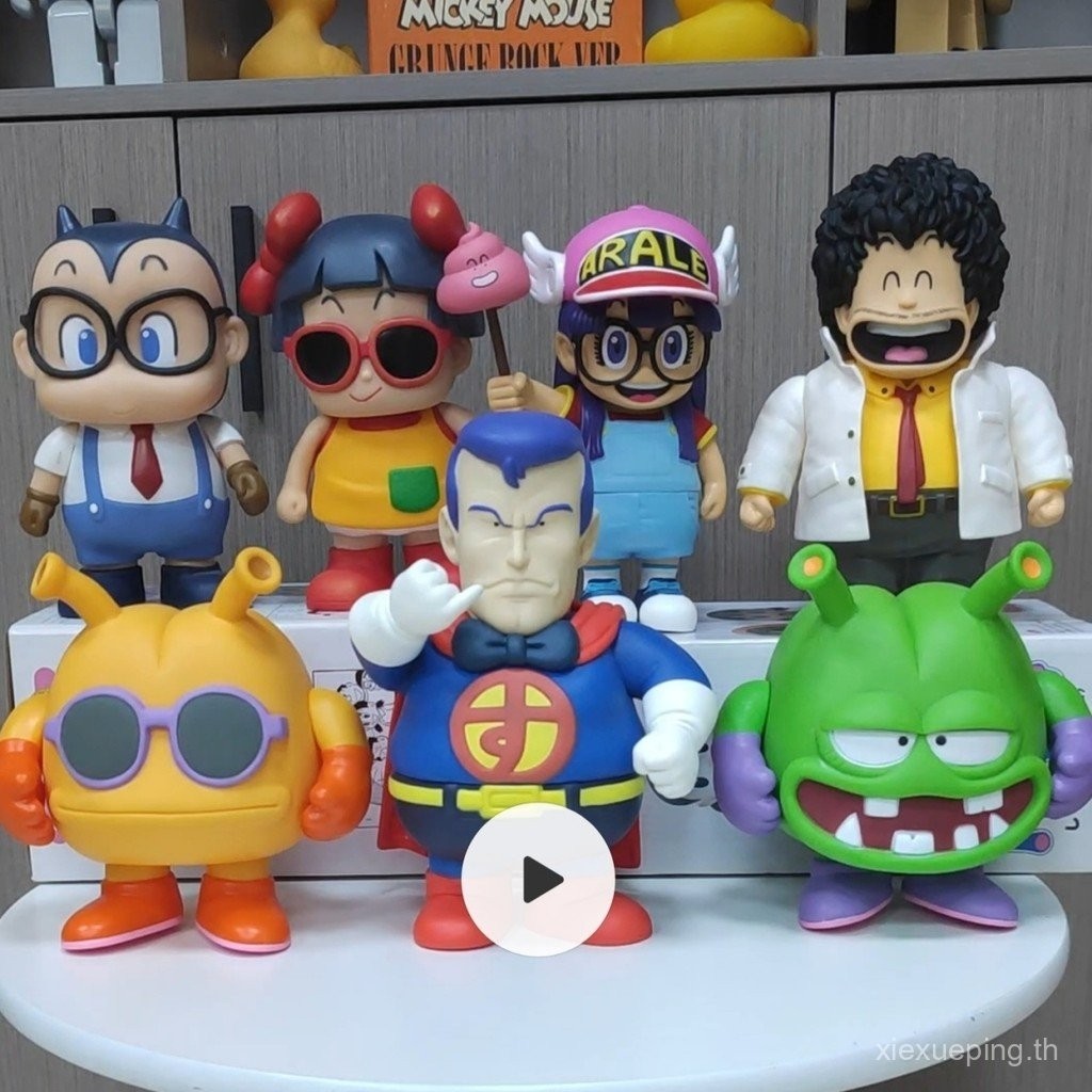 คลาสสิค ไอคิว ดร. Alalei Poop-raising Superman Grass เห็ดรูปการ์ตูนอะนิเมะตกแต่งของเล่นตุ๊กตารุ่น