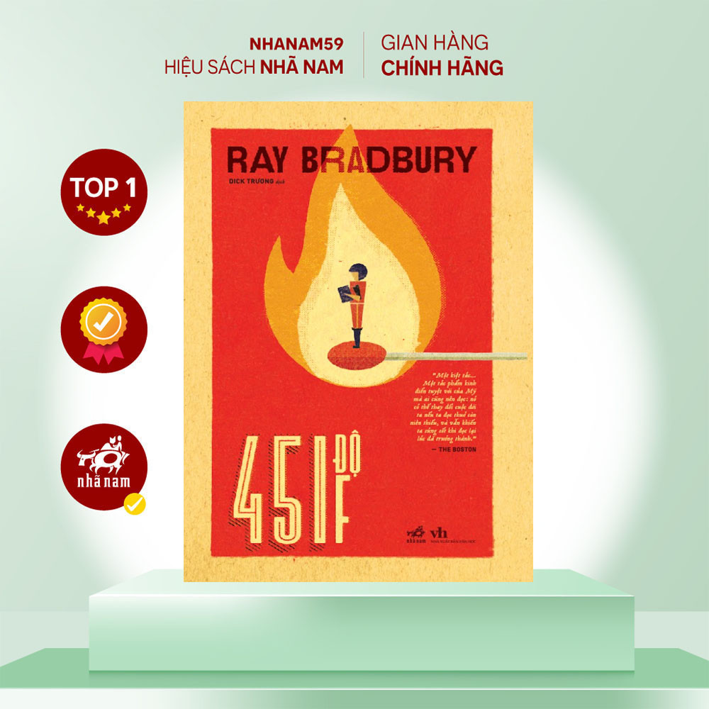 หนังสือ - 451 องศา ฟาเรนไฮต์ (รังสี แบรดเบอรี) (ปกแข็ง) (วัณโรค 2025)