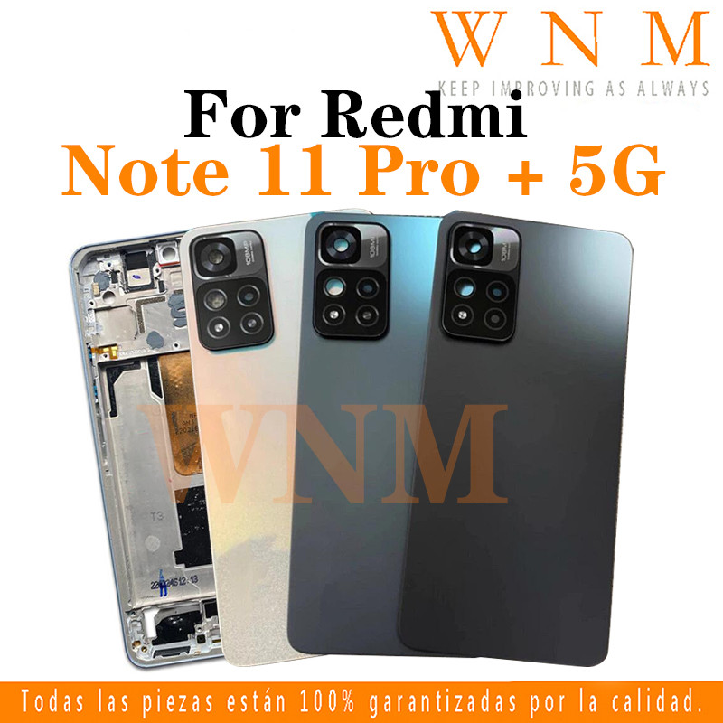 สําหรับ Redmi Note 11 Pro 5G/Plus จอแอลซีดี กรอบฝาหลัง แบตเตอรี่ กรอบกลาง กรอบกล้อง ชิ้นส่วนเคสหลัง ปุ่ม