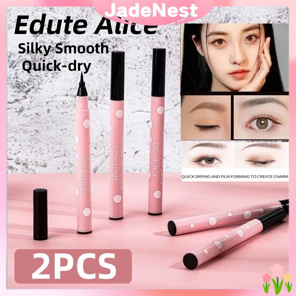 อายไลเนอร์ Edute Alice 2 ชิ้น เนื้อเนียน แห้งเร็ว กันน้ำ ติดทนนาน JadeNest