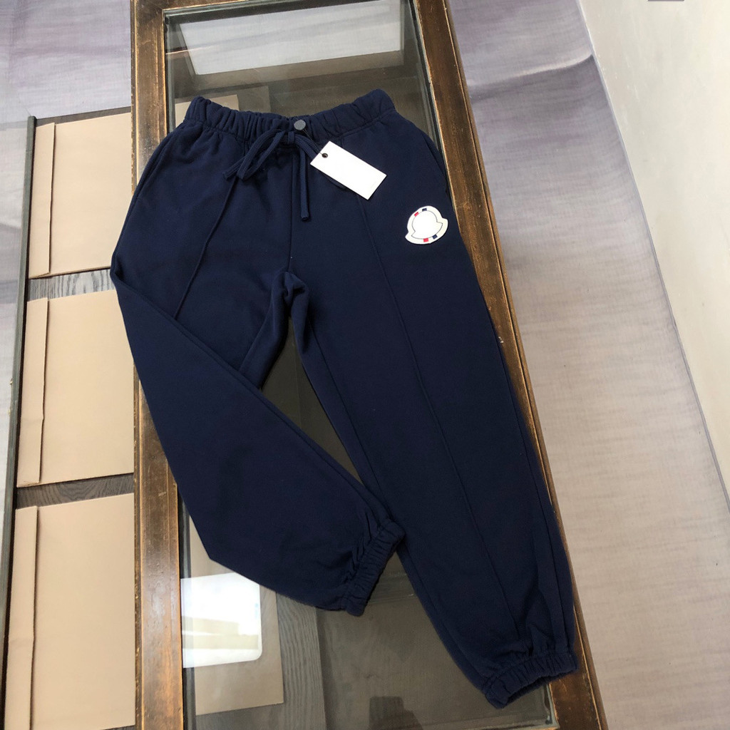 FR5O Monc1r Correct Version New Autumn Winter Original Label Miao Men's Sweatpants Terry Elastic Ban
