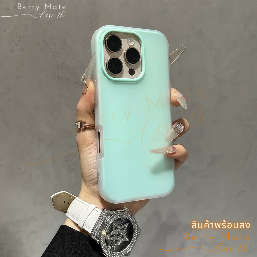 จัดส่งทันที เคสสำหรับไอโฟน16 สีเด่น เคสแบบด้านครอบสองชั้นสีสัน For IPhone13 11 12 14 PLUS 15 16Pro MAX 6/7/8 X XR XSMAX - รูปที่ 7