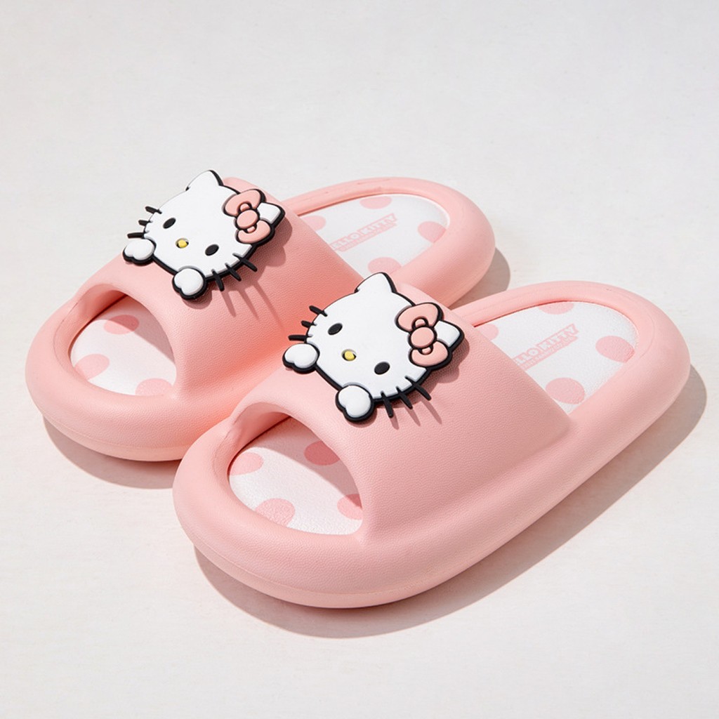 LSS น่ารัก Kulomi รองเท้าแตะสีชมพู Hello Kitty GT 220ความยาวด้านใน22ซม Shop Pets Sale Local BL 33 TH