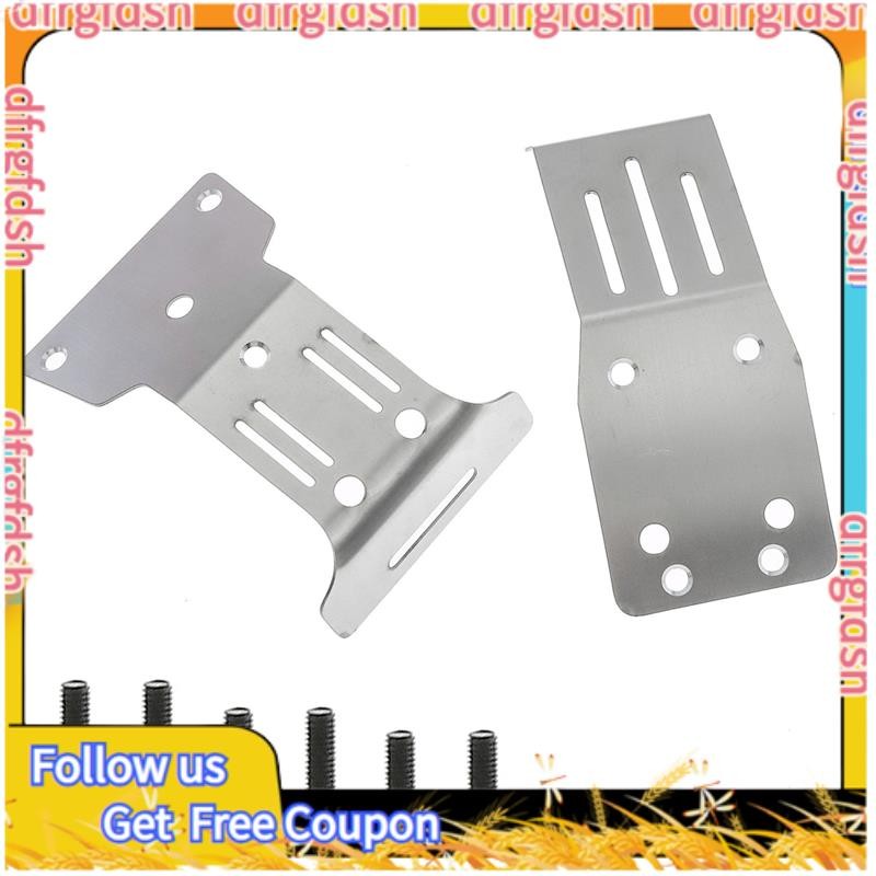 D & FRC รถอัพเกรดด้านหน้าและด้านหลังด้านล่างแผ่นป้องกันกรอบชุดสําหรับ 1/10 NXGEN DT04 RC รถอุปกรณ์เส