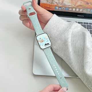 ดอกทานตะวันแกะสลักซิลิโคนสําหรับ Amazfit Bip 6 5 5 Unity Amazfit Active 2 สมาร์ทวอท์ชสร้อยข้อมือ Amazfit Bip 3 3 Pro Bip U GTS 2 3 4 Mini เปลี่ยนสายรัดข้อมืออุปกรณ์เสริม