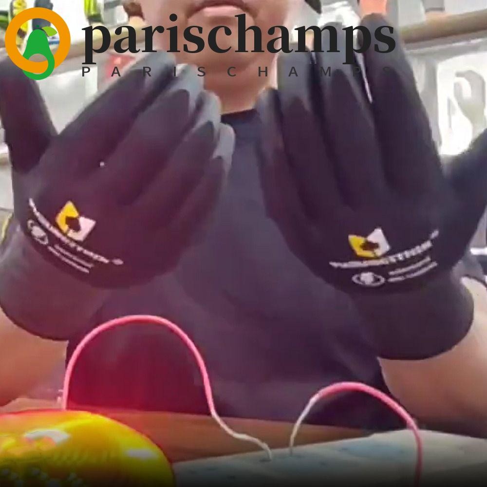 ถุงมือทํางานหุ้มฉนวน PARISCHAMPS, ถุงมือช่างไฟฟ้านิรภัยไนไตรล์ 400/500V, ถุงมือไฟฟ้าช็อตป้องกันความปลอดภัยบางเฉียบแบบยืดหยุ่น, งานช่างไฟฟ้า