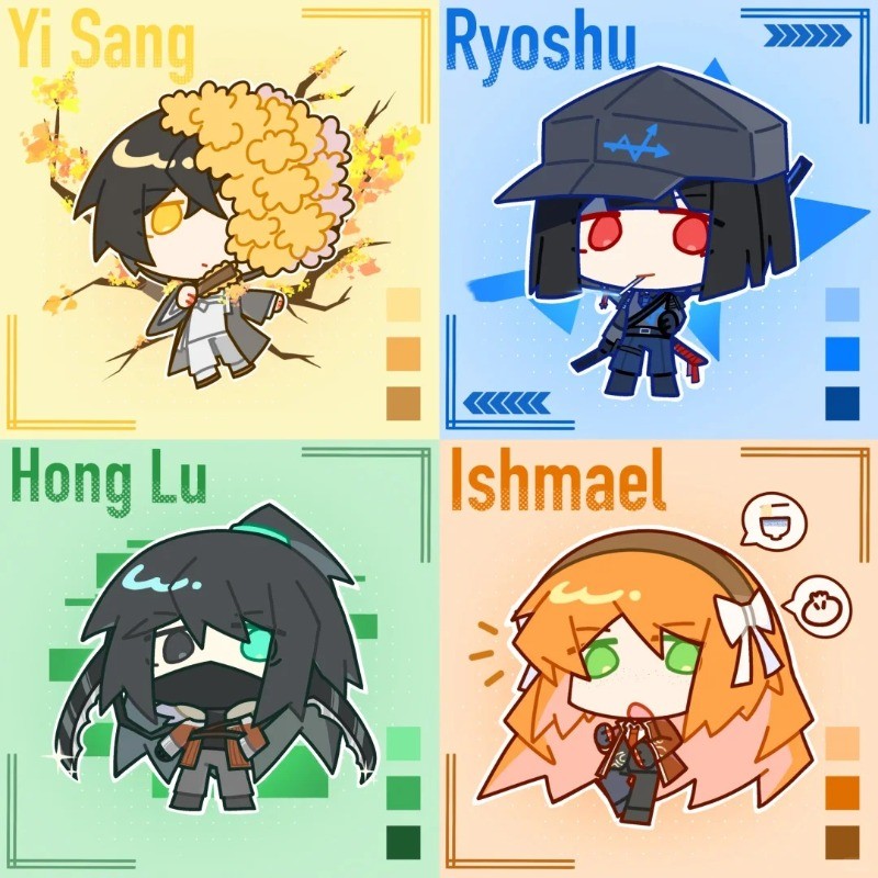 Limbus บริษัทแผ่นตกแต่งโต๊ะ YiSang ยืน Ryoshu บทความตกแต่ง Hong Lu คอลเลกชันเครื่องประดับ Ishmael อะ