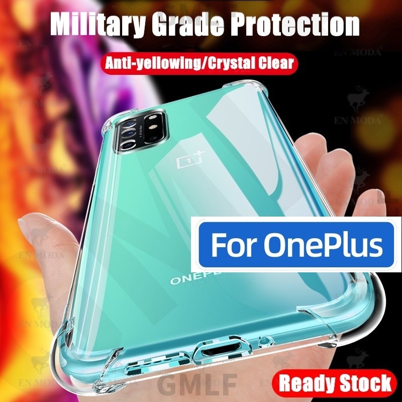 COD GMLF สําหรับ OnePlus 8T KB2001 KB2000 KB2003 KB2005 Slim Crystal Clear Soft Silicone Jelly Case 