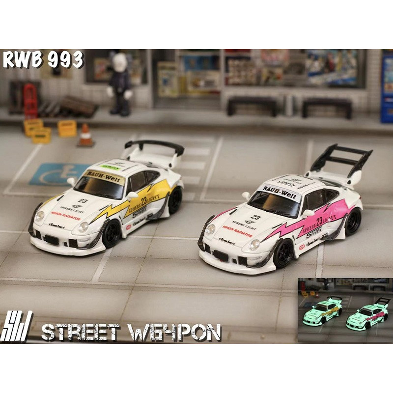 STREET WEAPON 1/64 PORSCHE RWB 993 แฟลช 23