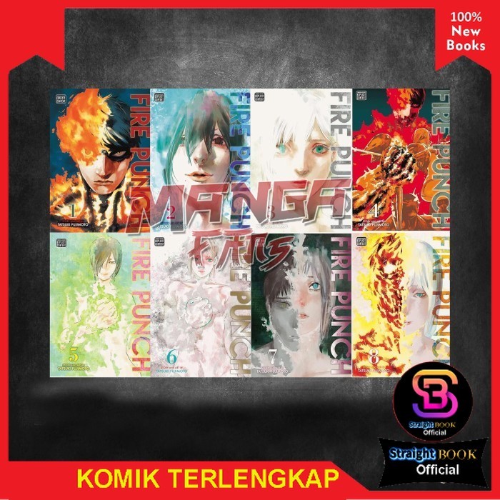 Fire Punch Series: เล่ม 1-8 คอลเลกชัน 8 เล่ม Set โดย Tatsuki Fujimoto StraightBookOfficial