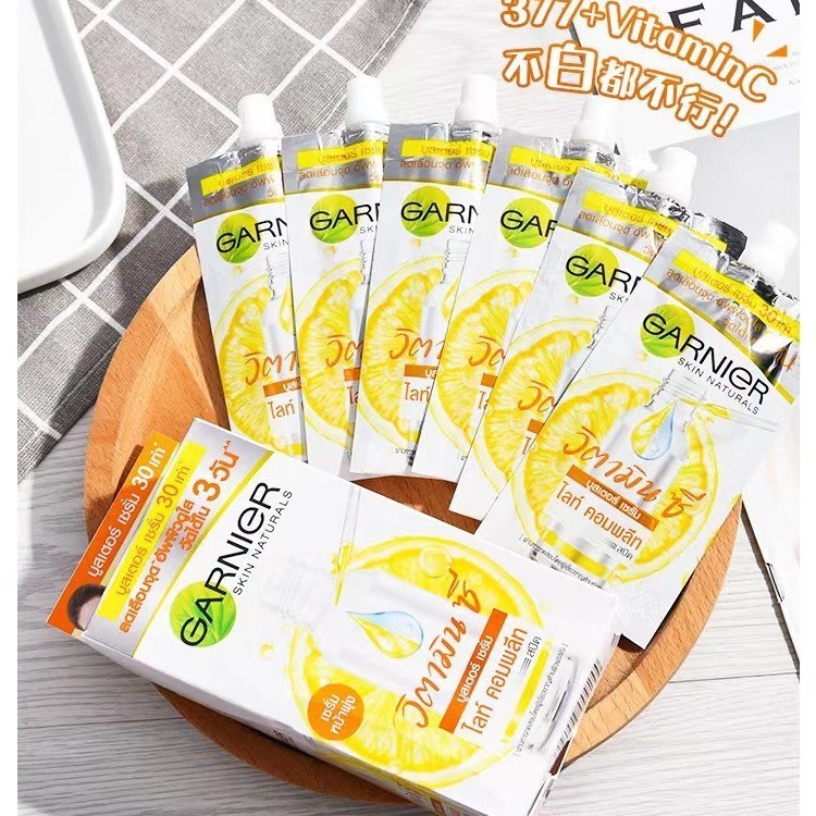 New Version Ready Stock Thailand Garnier Garnier Essence 45ml Camide Vitamin CVC Acne Mark Removal B