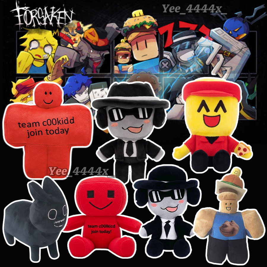Chance Forsaken ของเล่นตุ๊กตา Roblox Forsaken C00lkid 007n7 Elliot Chance ตุ๊กตาตุ๊กตาของขวัญวันเกิด