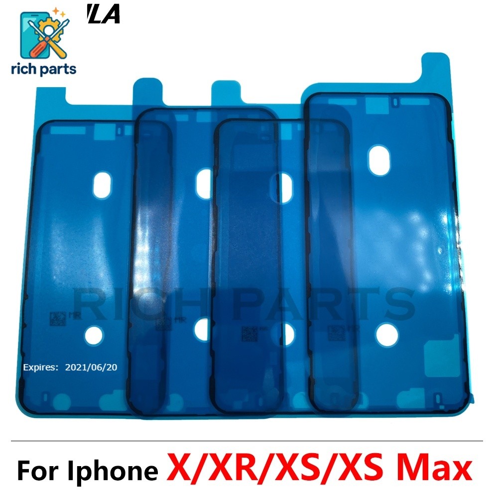 สติกเกอร์กันน้ําสําหรับ Ipone 13 12 11 Pro Max X XR XS Max กรอบจอแสดงผล Bezel เทปซีลกาวกาวอะไหล่ซ่อม