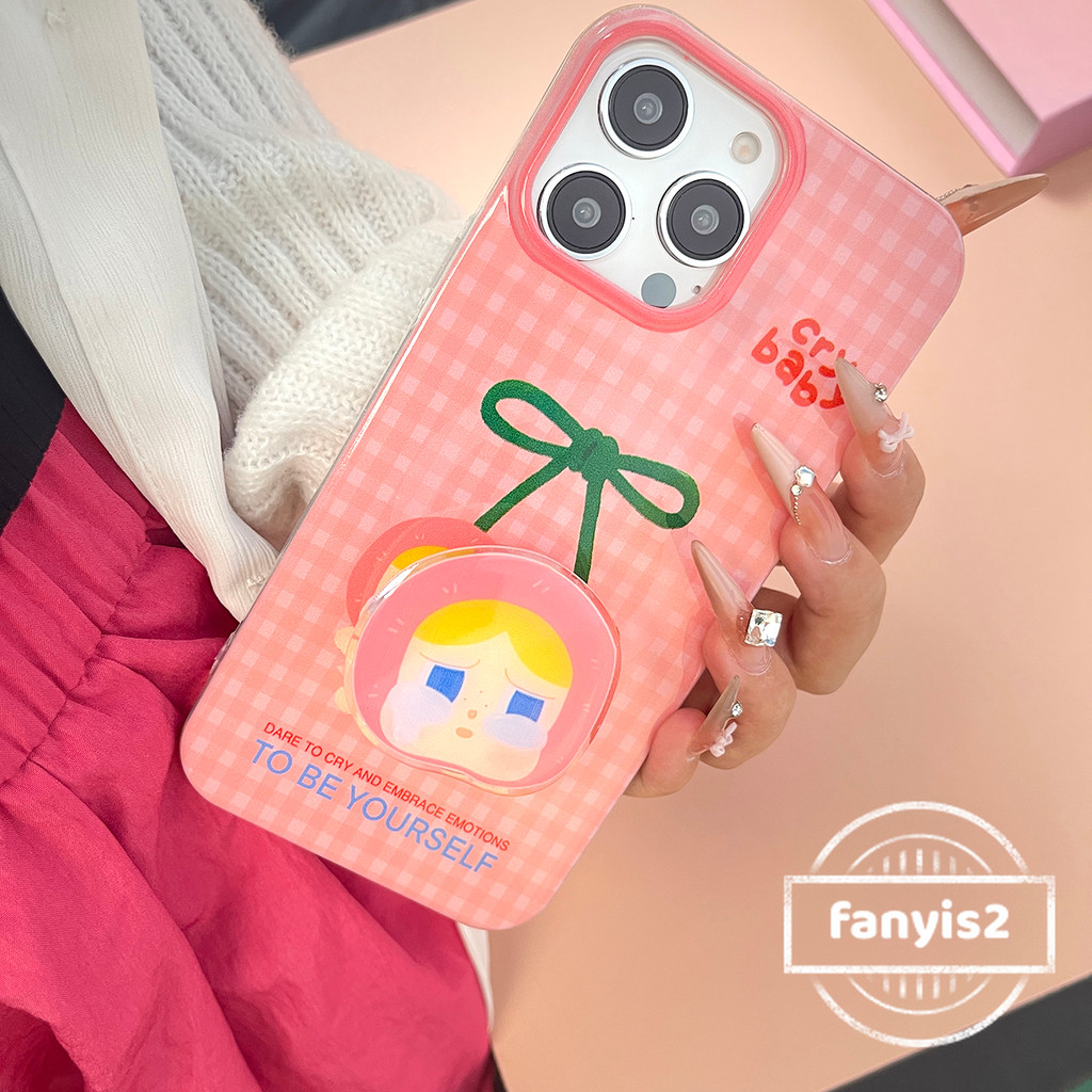 SAMSUNG สําหรับSamsung A06 A16 A15 A14 A05 A05s A55 A54 A03 A03s A04s A12 A22 A23 A24 A25 A23 A36 A32 A52 A51 A50 A50 A50 A50s A30s Clear Babyกรณีน่ารักCrybabyเคสโทรศัพท์