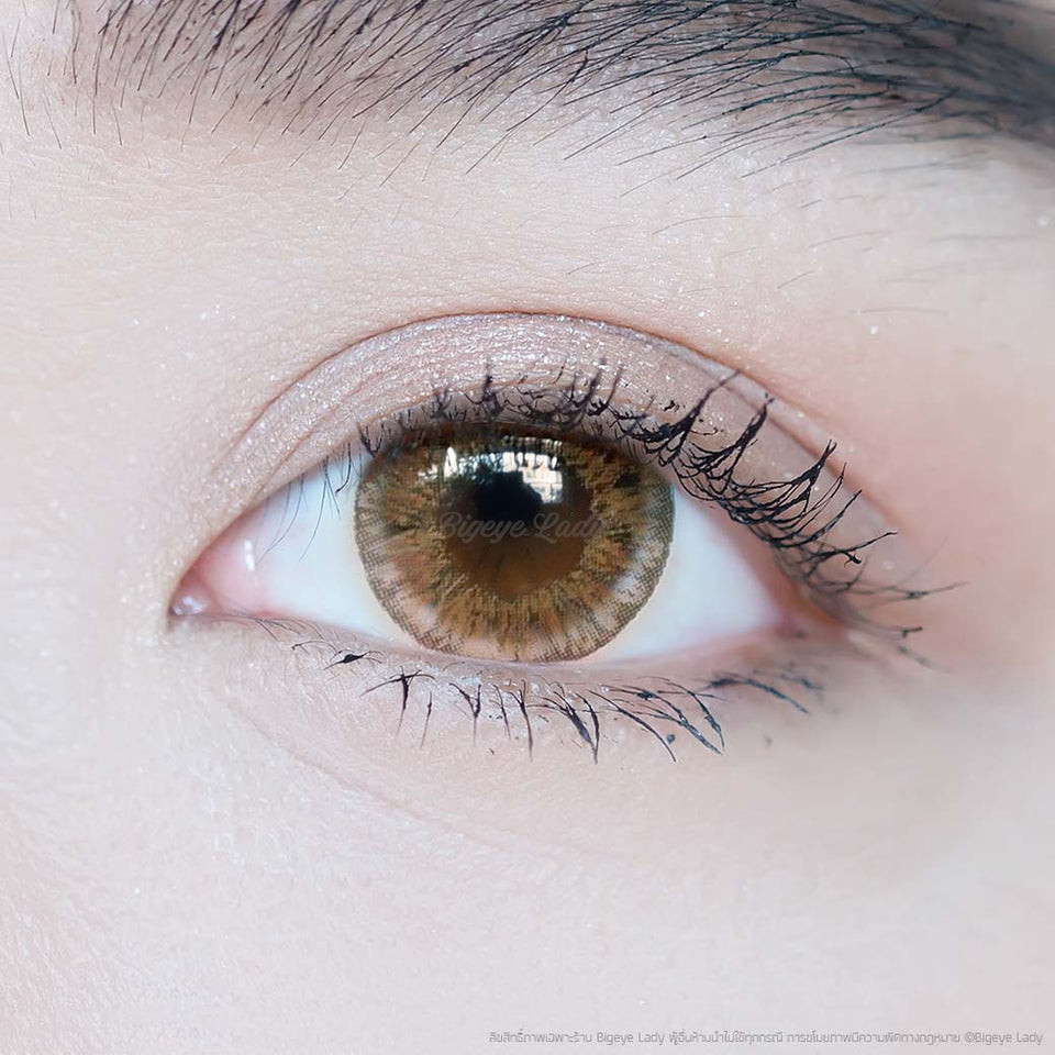 💥แถมตลับ food grade - รุ่น Naomi (Brown) คอนแทคเลนส์ //มีส่งด่วน🚚