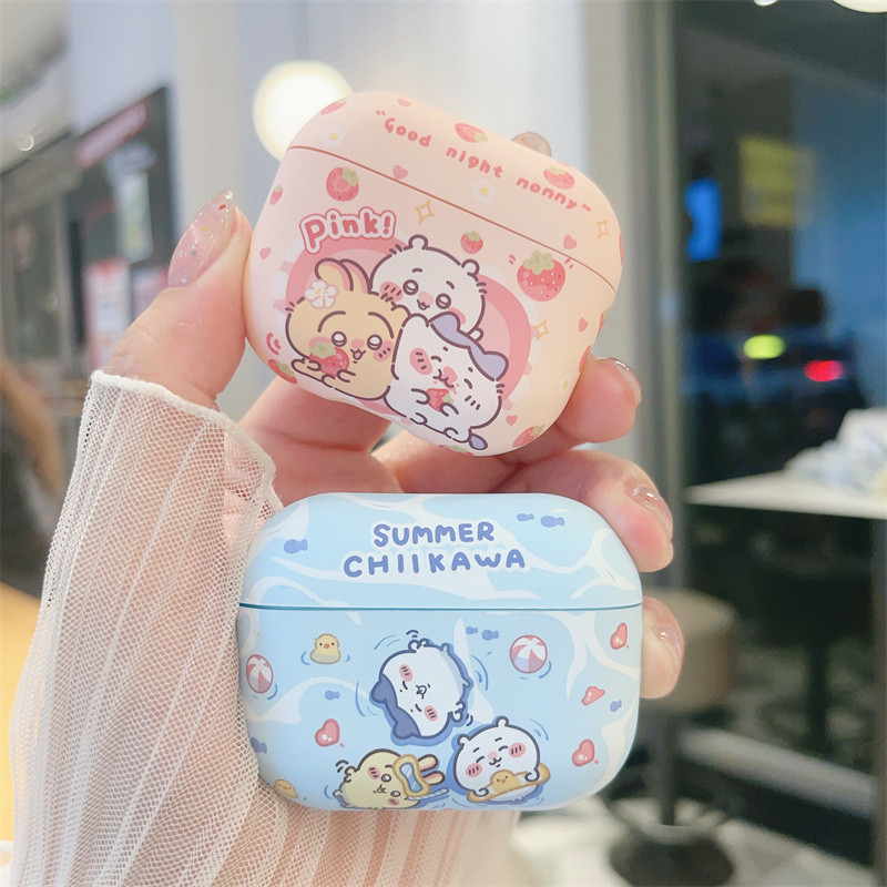 (Pro3 2025) เคส Chiikawa น่ารักสําหรับ AirPods4/4ANC/1/2/3/Pro/Pro2/Pro3 Soft Case