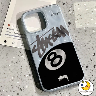 ❤GOOD❤ เคสเหมือนอุกกาบาต บิลเลียด หมายเลข 8 บอล เย็น ปิงปอง สําหรับIPhone16 15 14 13 12 11 7 8 plus Pro Promax X XR XS
