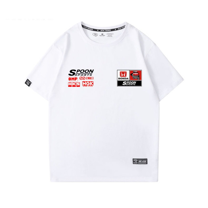 GK5 Infinite spoon Modified Car เสื้อยืดแขนสั้นผู้ชายผู้หญิงสามารถปรับแต่งอินเทรนด์