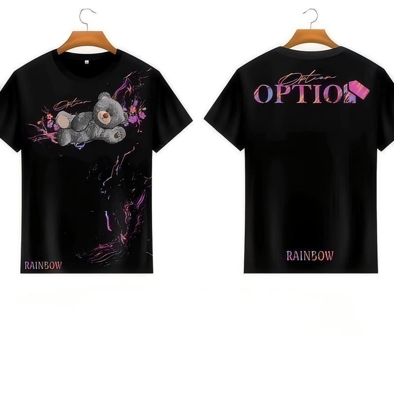 nlab T เสื้อ distro sablonreflective Rainbow nekoronnin nb060 unisexpria Wanita Cotton Combed 24S