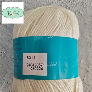 {8010-8210} ไหมพรมวีนัส เส้นเล็ก 4พลาย 420หลา (น้ำหนัก 90-95กรัม) ขนาดเส้นประมาณ 1.5 มิล ไหมถักโครเชต์ 4ply