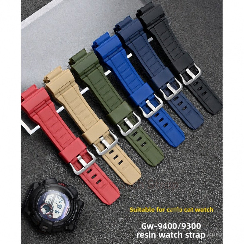 Catman สายนาฬิกาเรซิ่น Camo สําหรับ GW-9400/GW9300/G9300 | อุปกรณ์เสริมกีฬากลางแจ้งกันน้ํา
