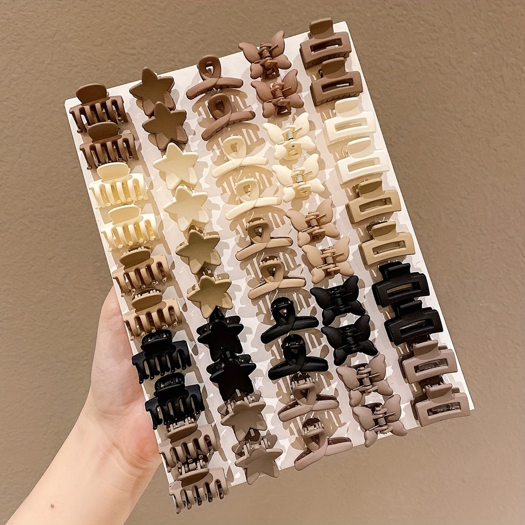 กิ๊บติดผมสีสันสดใสขนาดเล็ก 10 ชิ้น - เครื่องประดับผมสำหรับเด็กผู้หญิง