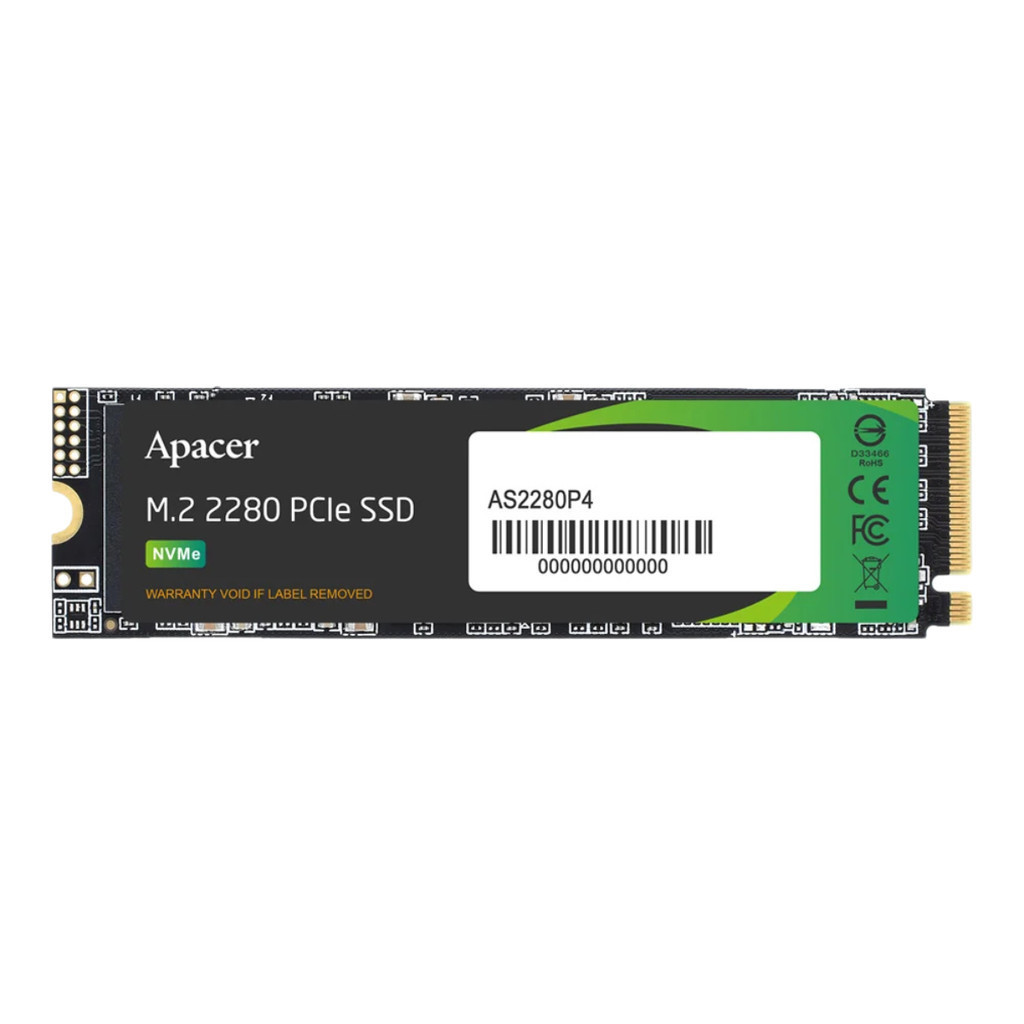 Apacer SSD M.2 AS2280P4 512GB (เอสเอสดี) PCIe Gen3x4