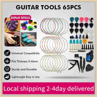 [COD]SONAYA 66PCS Guitar Tool Kit – ชุดเปลี่ยนสายพร้อม Capo, Tuner, Winder, Picks