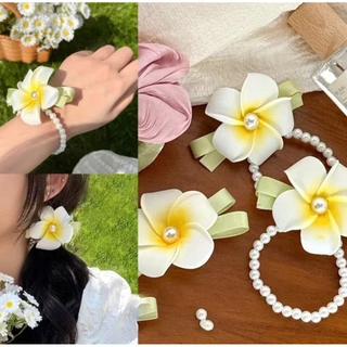🌼【พร้อมส่ง】กิ๊บดอกลีลาวดีน่ารัก คลิปติดผมเล็กๆ สำหรับหน้าม้าด้านข้าง สไตล์เกาหลี