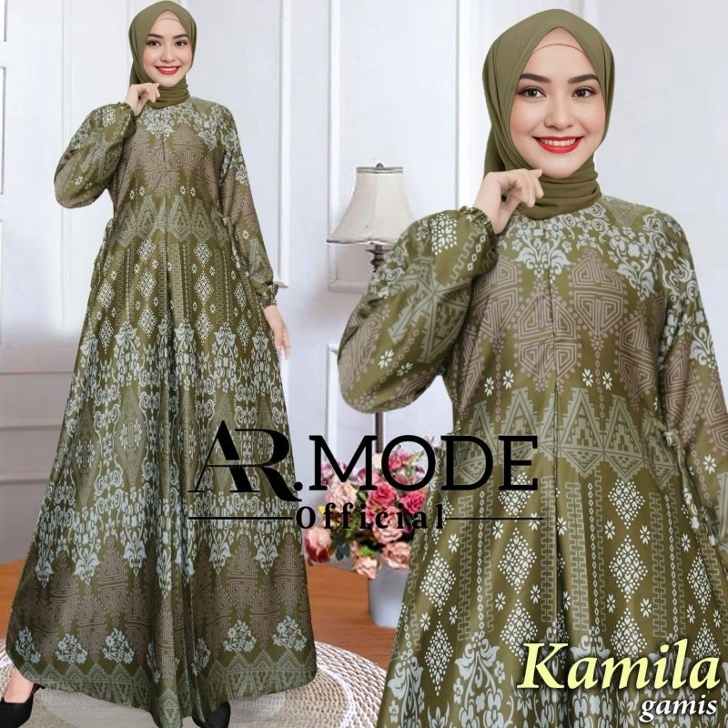 Kamila Series Gamis Size M - 6L ล่าสุด