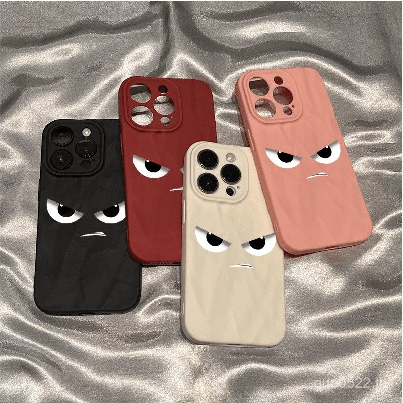 Fierce Expression เหมาะสําหรับ iPhone 13 11 16 12 14 15 Pro Max Plus เคสโทรศัพท์แฟชั่นเด็กชาย