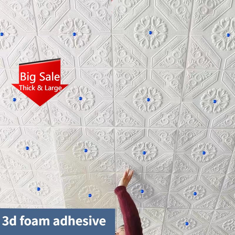 วอลเปเปอร์ติดผนัง 3D แผ่นโฟมผ้าตกแต่งห้องนอน thumbnail 4