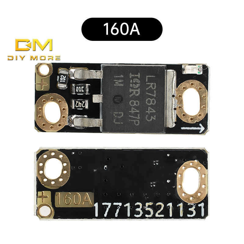DIYMORE 160A Mini high power MOS ทริกเกอร์สวิทช์ไดร์เวอร์โมดูล Field effect หลอด PWM regulation อิเล็กทรอนิกส์สวิทช์ควบคุม 5-18V