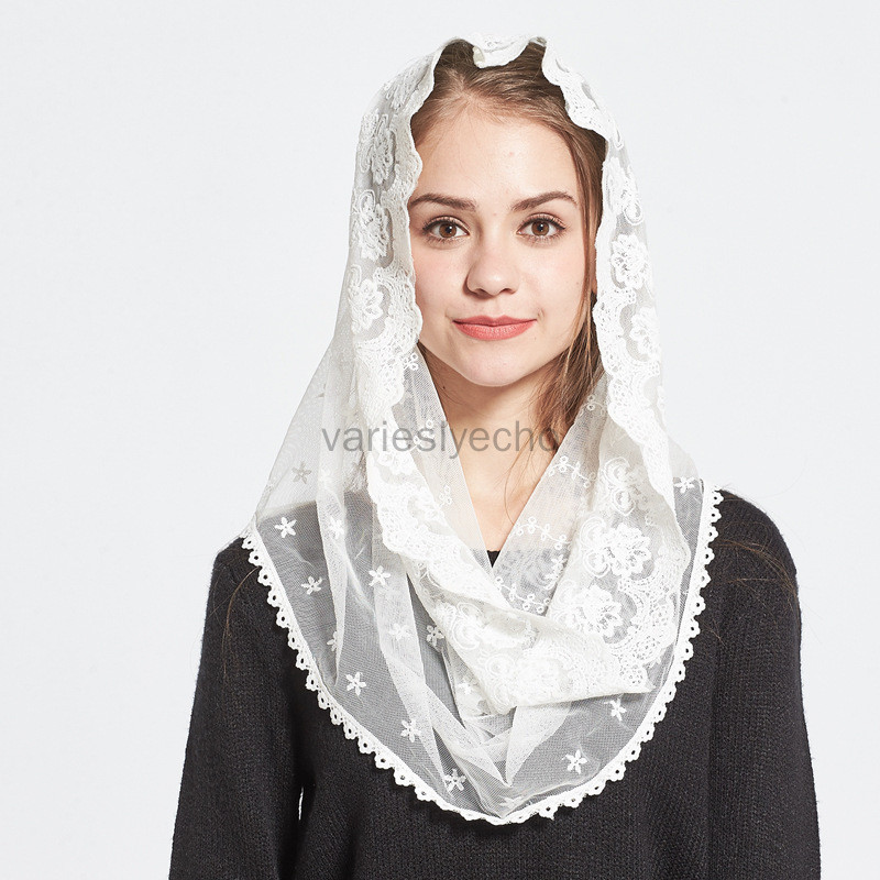 Infinity Chapel Veil Infinity ผ้าพันคอสําหรับโบสถ์ชีฟองฮิญาบหัวผ้าพันคอผ้าคลุมไหล่สําหรับมุสลิม