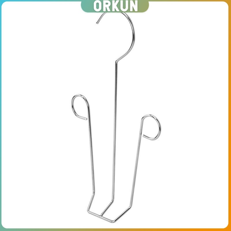 Orkun 1 ชิ้น สแตนเลส ไม้แขวนรองเท้า  ที่ตากรองเท้า  สินค้าพร้อมส่งในไทย Shoe drying rack - รูปที่ 7
